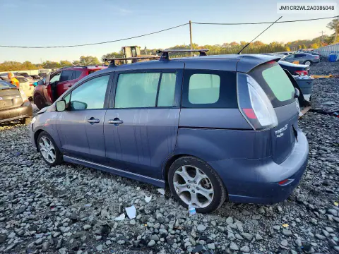 2010 Mazda 5 VIN JM1CR2WL2A0386048 фото 2