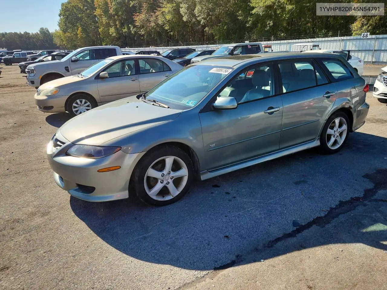 2004 Mazda 6 S VIN 1YVHP82D845N54791 фото 1