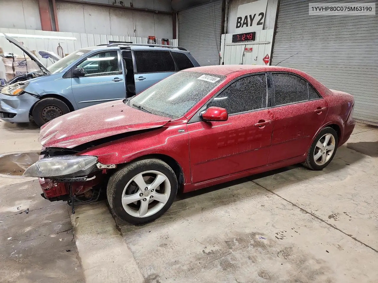2007 Mazda 6 I VIN 1YVHP80C075M63190 фото 1