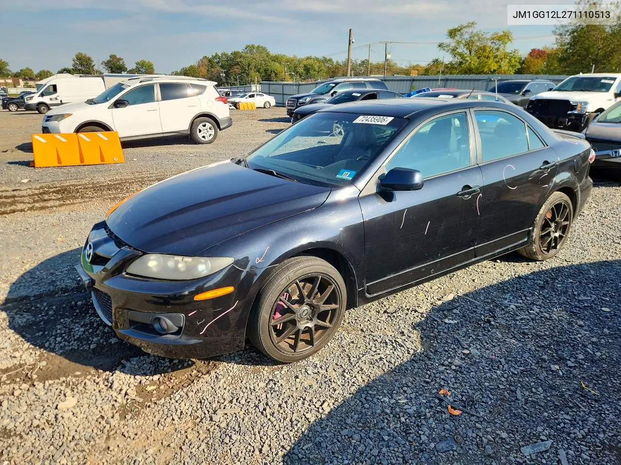 2007 Mazda Speed 6 VIN JM1GG12L271110513 фото 1