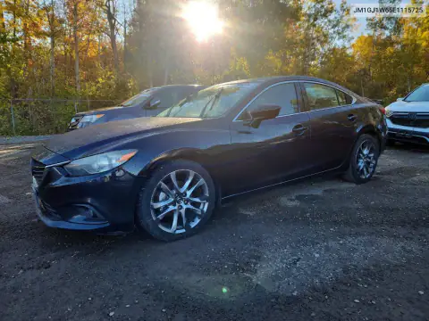 JM1GJ1W65E1115725 — 2014 Mazda 6, Передняя часть, фото до ремонта