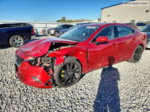 JM1GJ1W62E1140453 — 2014 Mazda 6, Передняя часть, фото до ремонта