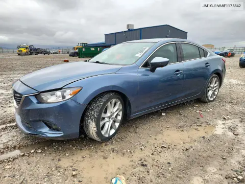 JM1GJ1V68F1175842 — 2015 Mazda 6, Задняя часть, фото до ремонта
