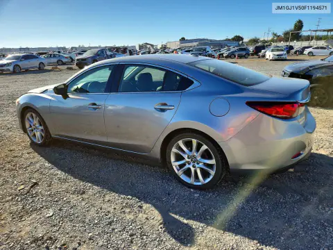 2015 Mazda 6 Touring VIN JM1GJ1V50F1194571 фото 2