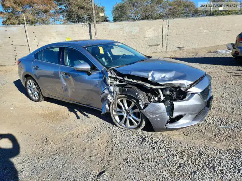 2015 Mazda 6 Touring VIN JM1GJ1V50F1194571 фото 4