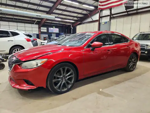 JM1GJ1W65F1175862 — 2015 Mazda 6, Передняя часть, фото до ремонта