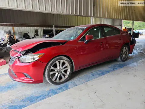 JM1GL1V53H1123488 — 2017 Mazda 6, Задняя часть, фото до ремонта