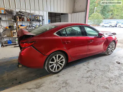 2017 Mazda 6 Touring VIN JM1GL1V53H1123488 фото 3