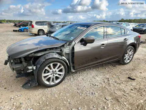 JM1GL1V50H1101366 — 2017 Mazda 6, Передняя часть, фото до ремонта