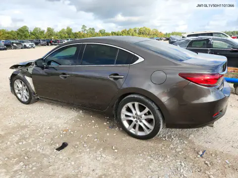 JM1GL1V50H1101366 — 2017 Mazda 6, фото 2 с аукциона Copart, Передняя часть