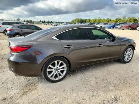 JM1GL1V50H1101366 — 2017 Mazda 6, фото 3 с аукциона Copart, Передняя часть