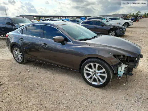 JM1GL1V50H1101366 — 2017 Mazda 6, фото 4 с аукциона Copart, Передняя часть