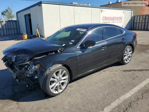 JM1GL1V50H1110763 — 2017 Mazda 6, Передняя часть, фото до ремонта