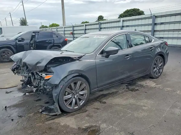 JM1GL1TY7M1617439 — 2021 Mazda 6, Передняя часть (Front End), фото до ремонта