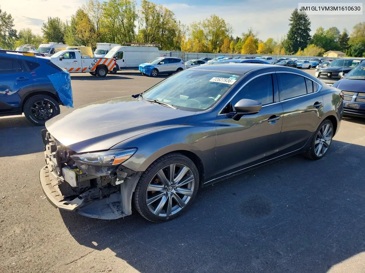 2021 Mazda 6 Touring VIN JM1GL1VM3M1610630 фото 1