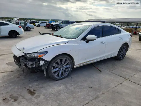 JM1GL1VM3M1608344 — 2021 Mazda 6, Передняя часть, фото до ремонта