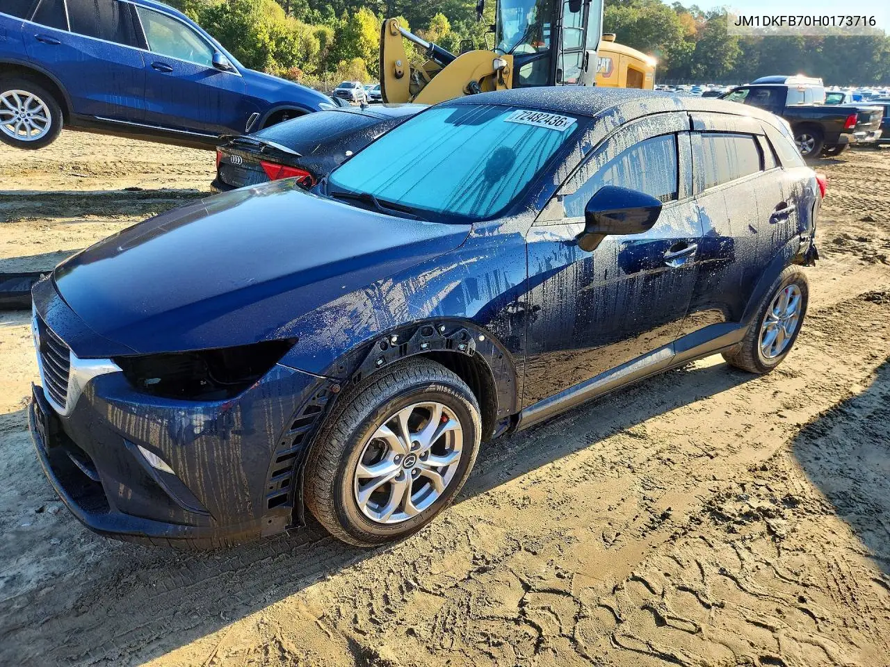 2017 Mazda Cx-3 Sport VIN JM1DKFB70H0173716 фото 1