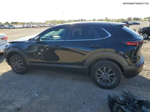 3MVDMBB70MM207100 — 2021 Mazda CX-30, фото 2 с аукциона Copart, Передняя часть