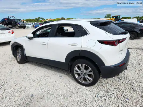 3MVDMABL9MM215655 — 2021 Mazda CX-30, фото 2 с аукциона Copart, Сторона