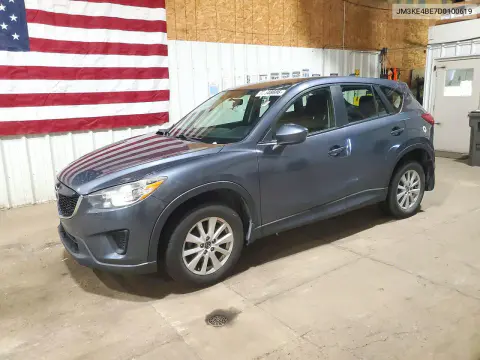 JM3KE4BE7D0100619 — 2013 Mazda CX-5, Передняя часть, фото до ремонта