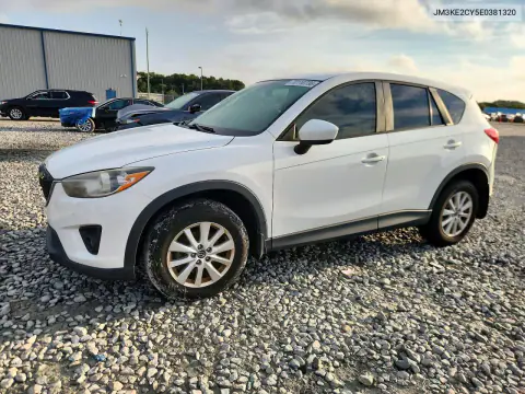 JM3KE2CY5E0381320 — 2014 Mazda CX-5, Передняя часть, фото до ремонта