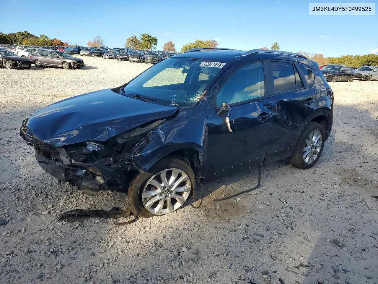 2015 Mazda Cx-5 Gt VIN JM3KE4DY5F0499525 фото 1