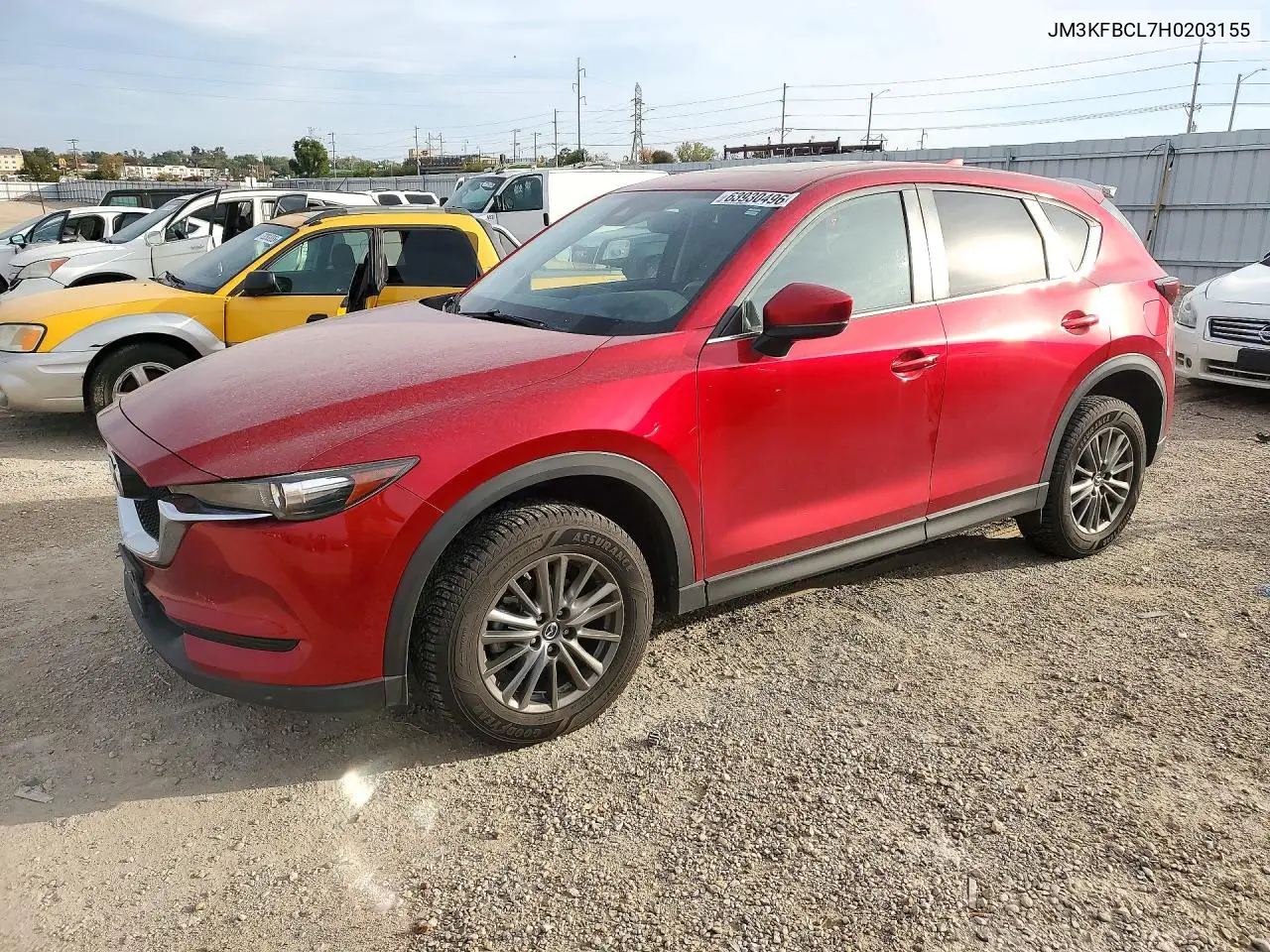 JM3KFBCL7H0203155 Mazda CX-5 2017 — повреждение Град, фото до ремонта