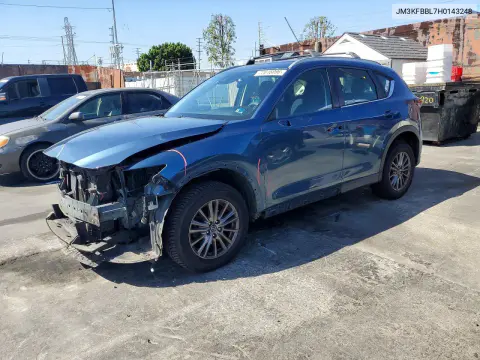 JM3KFBBL7H0143248 — 2017 Mazda CX-5, Передняя часть, фото до ремонта