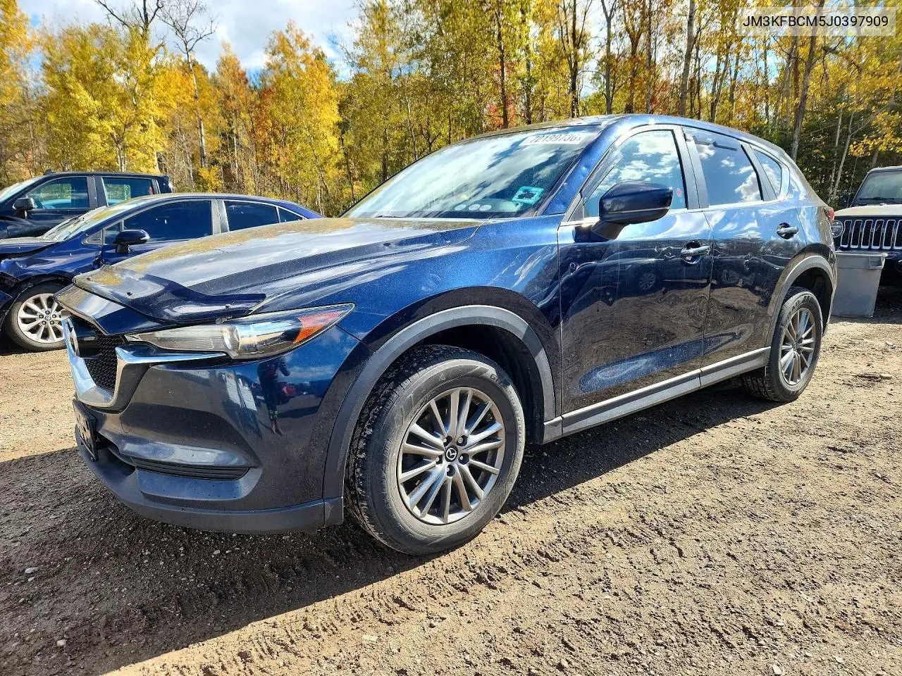 JM3KFBCM5J0397909 Mazda CX-5 2018 — повреждение Град, фото до ремонта