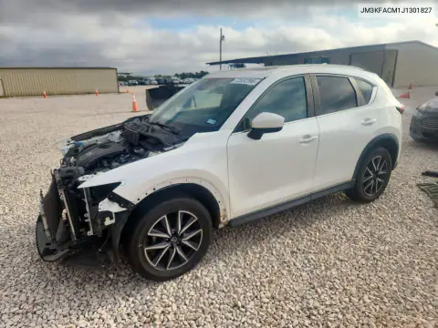 JM3KFACM1J1301827 — 2018 Mazda CX-5, Передняя часть, фото до ремонта