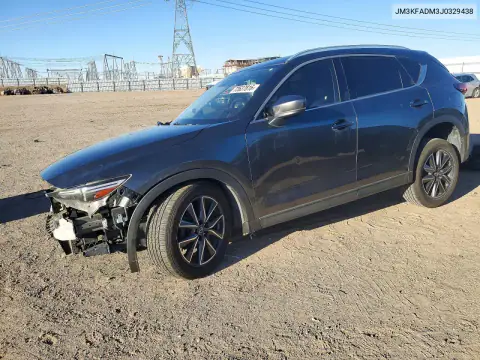 JM3KFADM3J0329438 — 2018 Mazda CX-5, Передняя часть, фото до ремонта