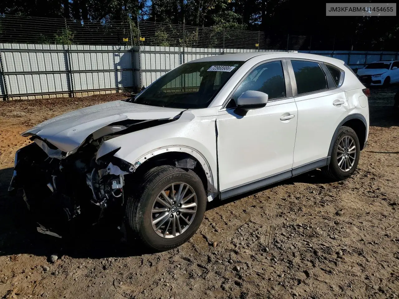 JM3KFABM4J1454655 Mazda CX-5 2018 — повреждение Передняя часть, фото до ремонта