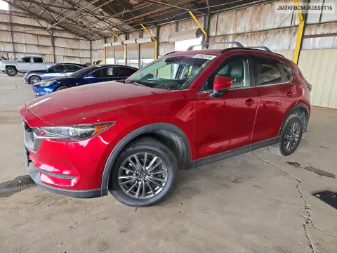 JM3KFBCM0K0550116 — 2019 Mazda CX-5, Передняя часть, фото до ремонта