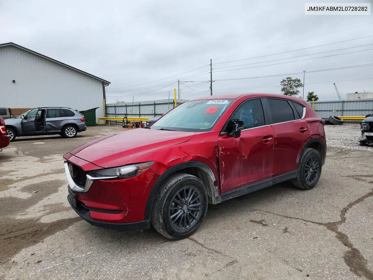 2020 Mazda Cx-5 Sport VIN JM3KFABM2L0728282 фото 1