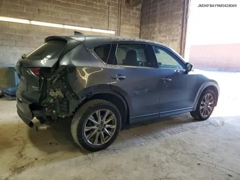 2021 Mazda Cx-5 Grand Touring Reserve VIN JM3KFBAY9M0428069 фото 3