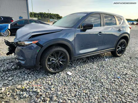 JM3KFACM2M0380600 — 2021 Mazda CX-5, Передняя часть, фото до ремонта