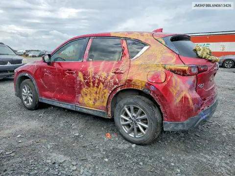 JM3KFBBL6N0613426 — 2022 Mazda CX-5, фото 2 с аукциона Copart, Вандализм