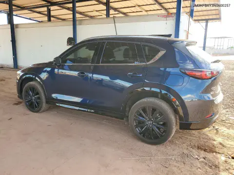 2022 Mazda Cx-5 VIN JM3KFBAY3N0600257 фото 2