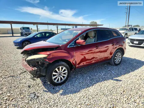 JM3ER2A50B0359733 — 2011 Mazda CX-7, Передняя часть, фото до ремонта