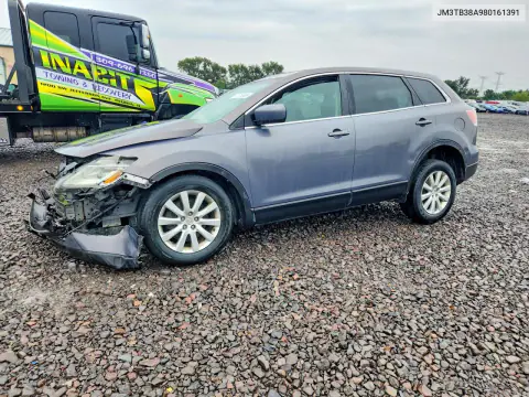 JM3TB38A980161391 — 2008 Mazda CX-9, Передняя часть, фото до ремонта