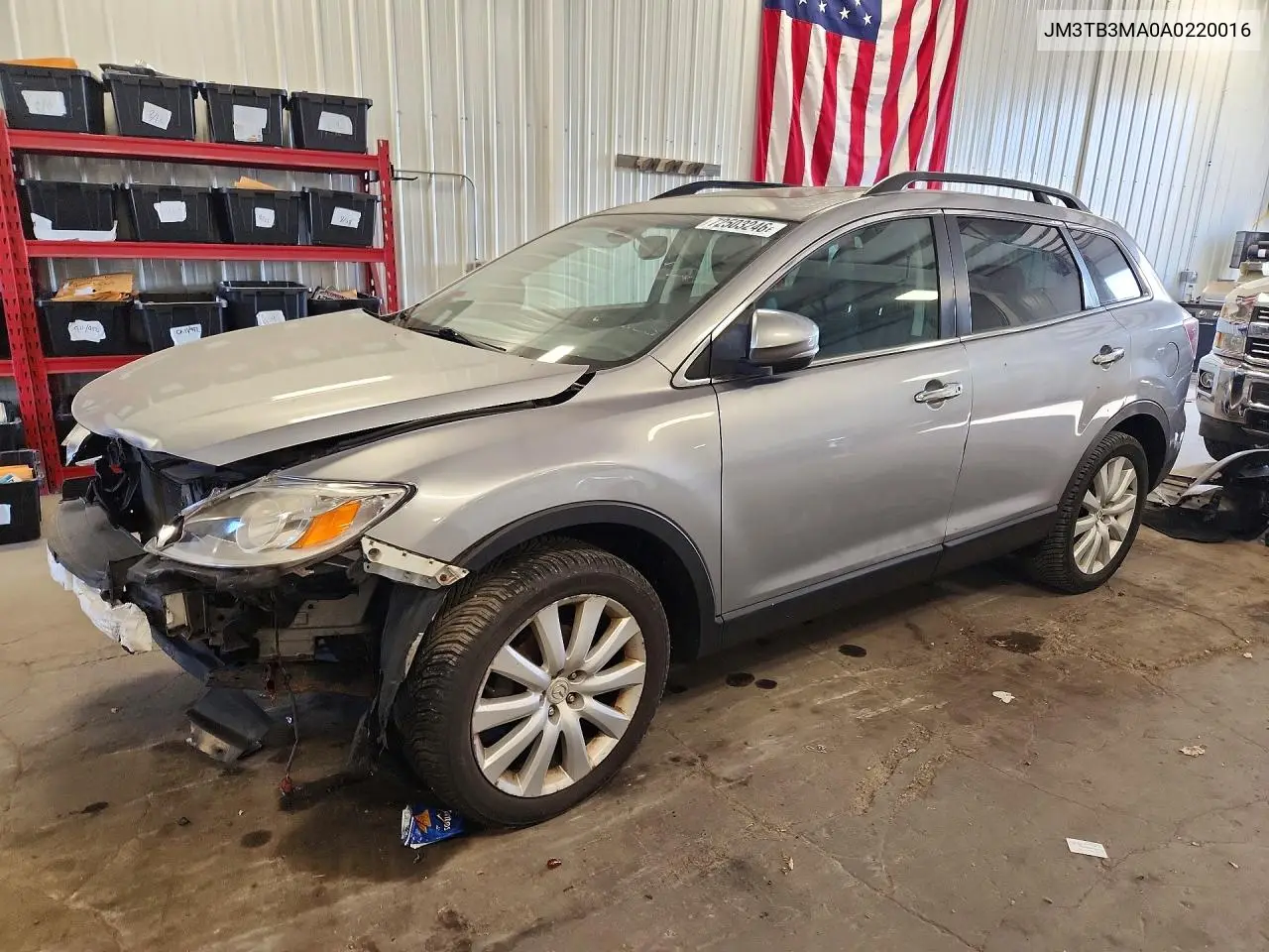 2010 Mazda Cx-9 VIN JM3TB3MA0A0220016 фото 1