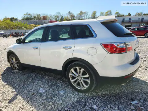JM3TB3DA2C0349345 — 2012 Mazda CX-9, фото 2 с аукциона Copart, Задняя часть