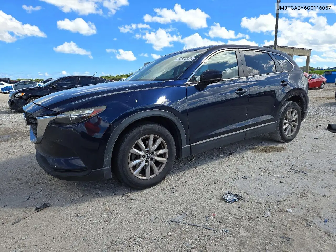 2016 Mazda Cx-9 Touring VIN JM3TCABY6G0116057 фото 1