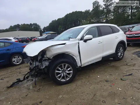 JM3TCBCY2K0332856 — 2019 Mazda CX-9, Передняя часть, фото до ремонта