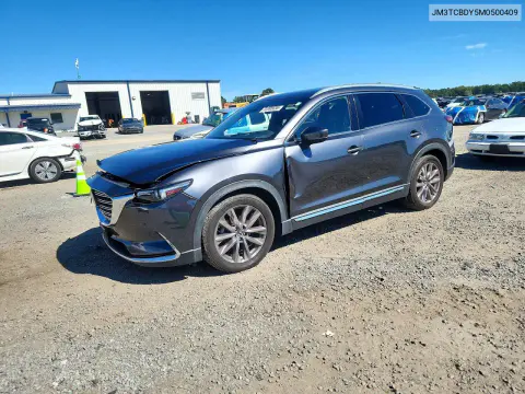 JM3TCBDY5M0500409 — 2021 Mazda CX-9, Передняя часть, фото до ремонта