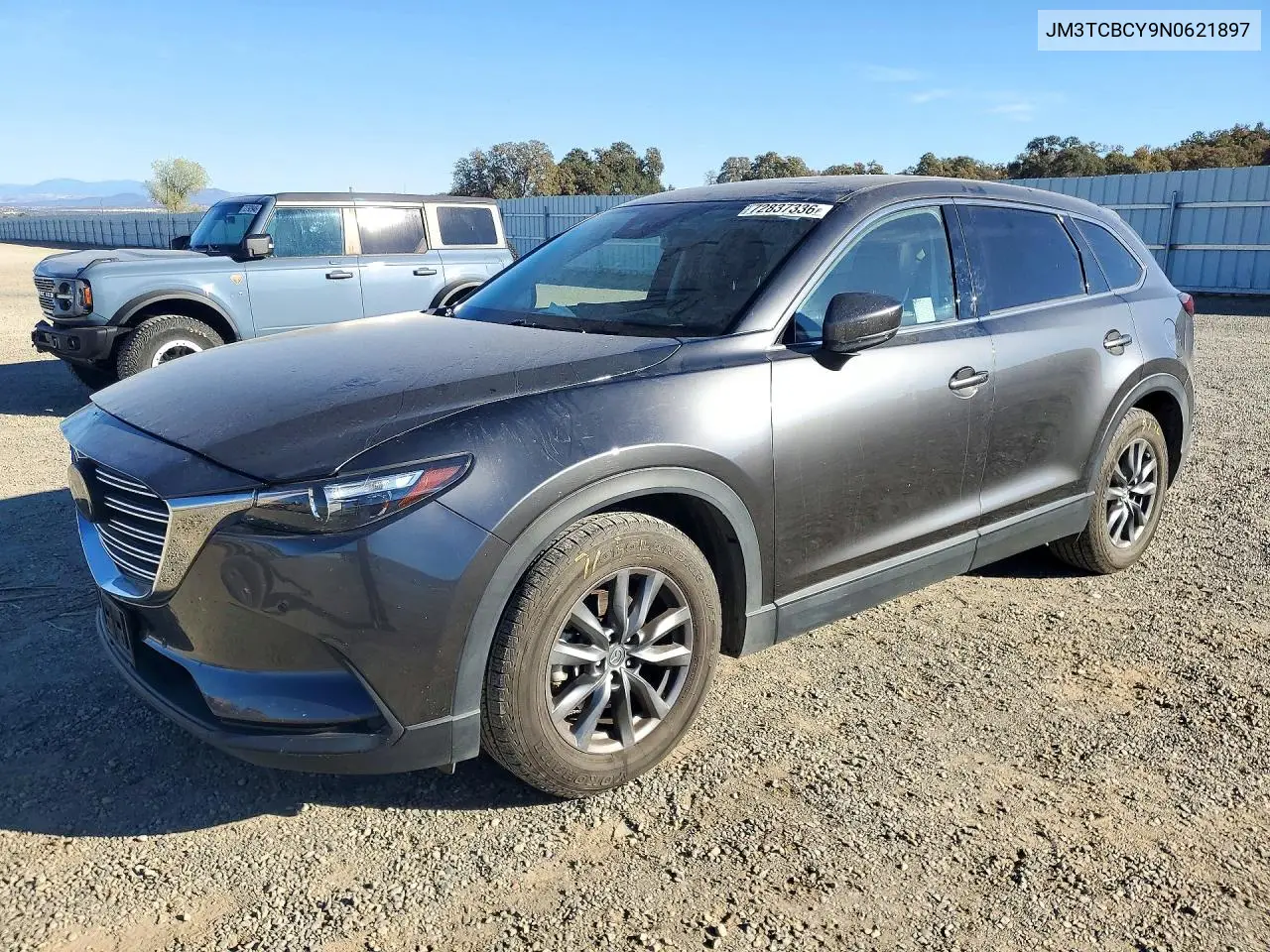 JM3TCBCY9N0621897 Mazda CX-9 2022 — повреждение Передняя часть, фото до ремонта
