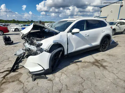 JM3TCBAY0P0638108 — 2023 Mazda CX-9, Передняя часть, фото до ремонта