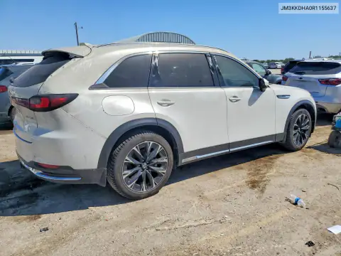 JM3KKDHA0R1155637 — 2024 Mazda CX-90, фото 3 с аукциона Copart, Пожар