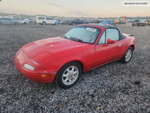 JM1NA3510L0124909 — 1990 Mazda MX-5, Передняя часть, фото до ремонта