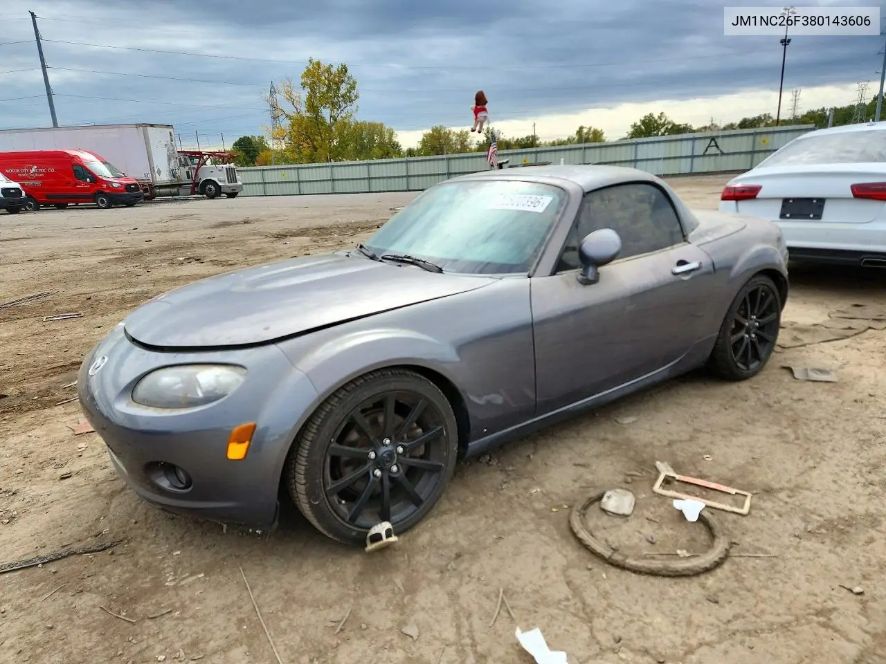2008 Mazda Mx-5 Miata VIN JM1NC26F380143606 фото 1